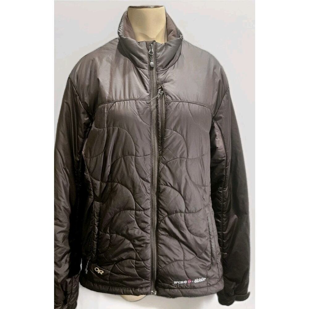 Outdoor Research Womens SUPERSTRAND LT Brown Full Zip Jacket Size L